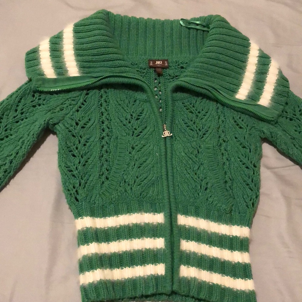 JLo zipper sweater